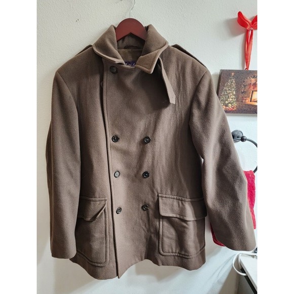 Ralph Lauren Purple Label Other - Ralph Lauren Purple Label Peacoat Brown Medium (Fits More Like A Large)